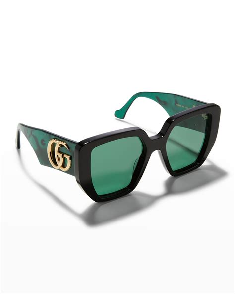 oversize square frame sunglasses gucci|gucci oversize rectangular sunglasses.